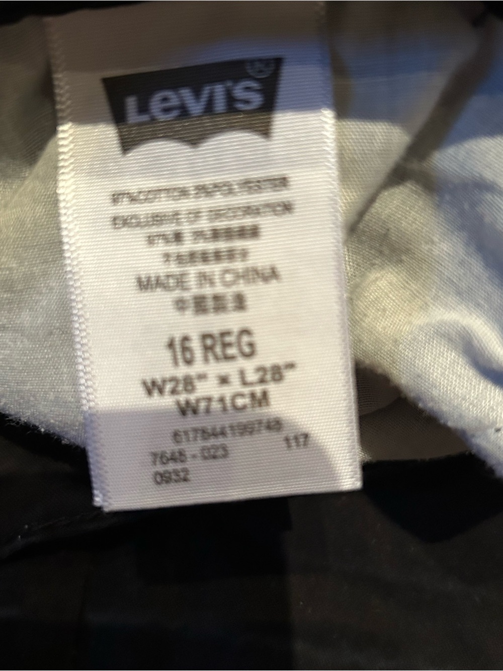 Levi's Black Pants